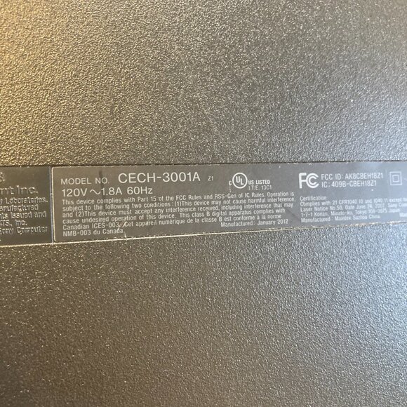 Sony PlayStation 3 PS3 Console Bundle W Controller & Cords Connection Issue - Picture 8 of 16